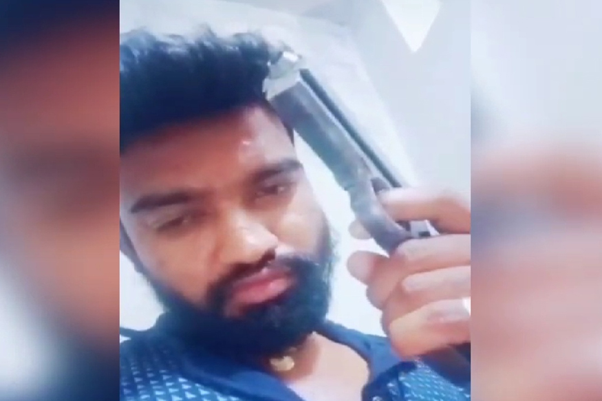 हातात पिस्तूल घेत फिल्मी अंदाजात डायलॉगबाजी करणं तरुणाला पडलं महागात