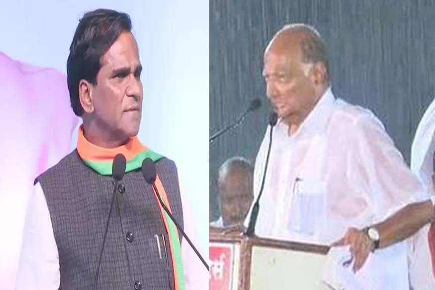 पावसात भाषण केल्यानं हमखास यश मिळतं, रावसाहेब दानवेंची शरद पवारांना कोपरखळी