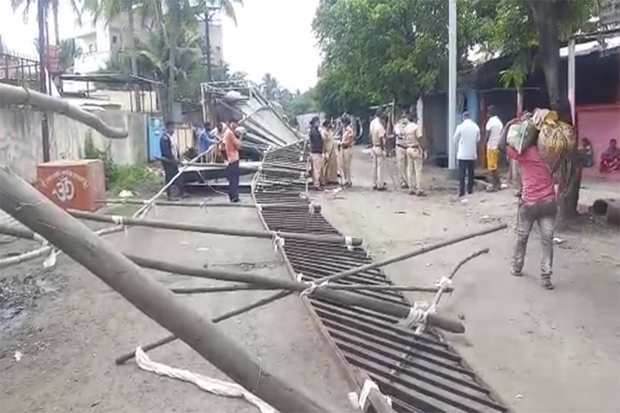 सांगलीत कोरोनावरून राडा! रॅपिड अँटिजेन टेस्टला विरोध, नागरिकांकडून कंटेन्मेंट झोनमध्ये तोडफोड