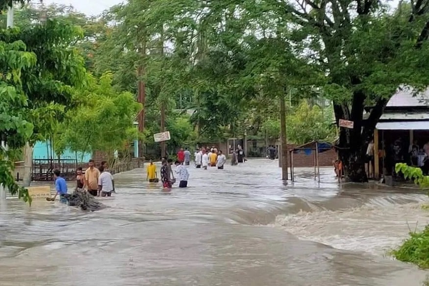 पुरामुळे घरं उद्धवस्त झाली, पिकांचे नुकसान झाले. बर्याोच ठिकाणी रस्ते व पूल तुटले. आसाम राज्य आपत्ती व्यवस्थापन प्राधिकरणाने सांगितले की आतापर्यंत105 लोकांचा मृत्यू झाला असून त्यापैकी 26 जण भूस्खलनामुळे मरण पावले आहेत. फोटो सौजन्याने ट्विटर / @GoswamiUdipta पुरामुळे घरं उद्धवस्त झाली, पिकांचे नुकसान झाले. बर्याोच ठिकाणी रस्ते व पूल तुटले. आसाम राज्य आपत्ती व्यवस्थापन प्राधिकरणाने सांगितले की आतापर्यंत105 लोकांचा मृत्यू झाला असून त्यापैकी 26 जण भूस्खलनामुळे मरण पावले आहेत. फोटो सौजन्याने ट्विटर / @GoswamiUdipta