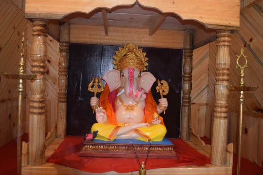 पुण्यातील श्रीमंत दगडूशेठ काश्मीरमध्ये विराजमान,मराठी जवानांनी केली प्रतिष्ठापना