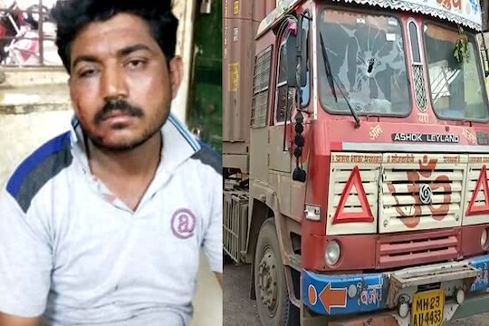 VIDEO :भरधाव कंटेनरचा सिनेस्टाईल थरार, मद्यधुंद चालकानं उडवली अनेक वाहनं