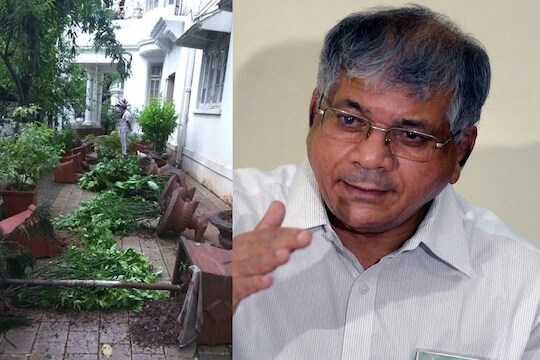 'राजगृह'वर तोडफोड प्रकरणावर प्रकाश आंबेडकर यांची पहिली प्रतिक्रिया, जनतेला केली विनंती