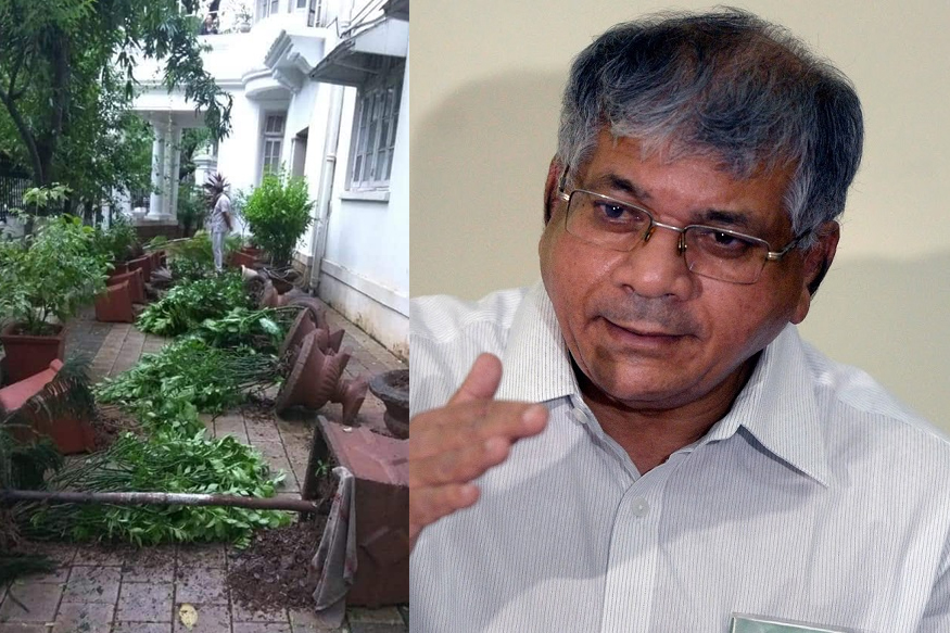 'राजगृह'वर तोडफोड प्रकरणावर प्रकाश आंबेडकर यांची पहिली प्रतिक्रिया, जनतेला केली विनंती