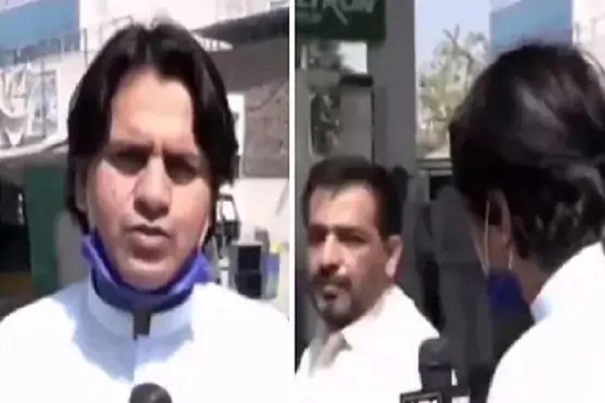 बिचारा रिपोर्टर! मास्क न घालता प्रश्न विचारायला गेला, उत्तरात मिळाला ‘कोरोना’; VIDEO VIRAL