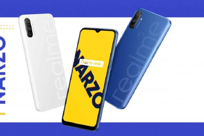 Realme Narzo 10A- 3 जीबी रॅम + 32 जीबी स्टोरेज असणार्या व्हेरिएंटची किंमत 8,999 रुपये आहे. त्याच वेळी, 4 जीबी रॅम + 64 जीबी स्टोरेजसह व्हेरिएंटची किंमत 9,999 रुपये आहे. या मोबाईलमध्ये दोन कॅमेरे आहेत.12+2 मेगापिक्सेलचा कॅमेरा उपलब्ध आहे. सेल्फीसाठी 5 मेगापिक्सेलचा कॅमेरा उपलब्ध आहे. Realme Narzo 10A- 3 जीबी रॅम + 32 जीबी स्टोरेज असणार्या व्हेरिएंटची किंमत 8,999 रुपये आहे. त्याच वेळी, 4 जीबी रॅम + 64 जीबी स्टोरेजसह व्हेरिएंटची किंमत 9,999 रुपये आहे. या मोबाईलमध्ये दोन कॅमेरे आहेत.12+2 मेगापिक्सेलचा कॅमेरा उपलब्ध आहे. सेल्फीसाठी 5 मेगापिक्सेलचा कॅमेरा उपलब्ध आहे.
