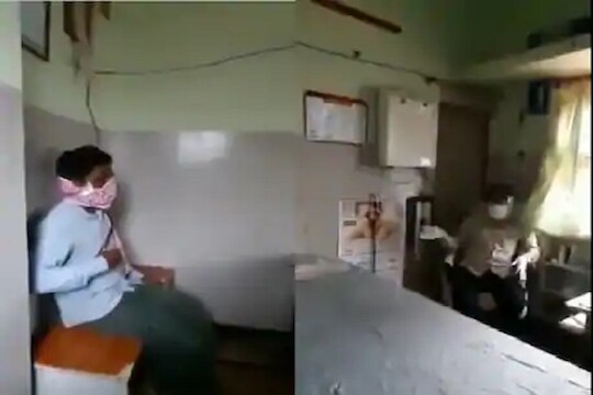 कोरोना काळात रुग्णांना तपासण्याचा अजब जुगाड, नेटकरी म्हणाले यांना Doctor Of The Year द्या