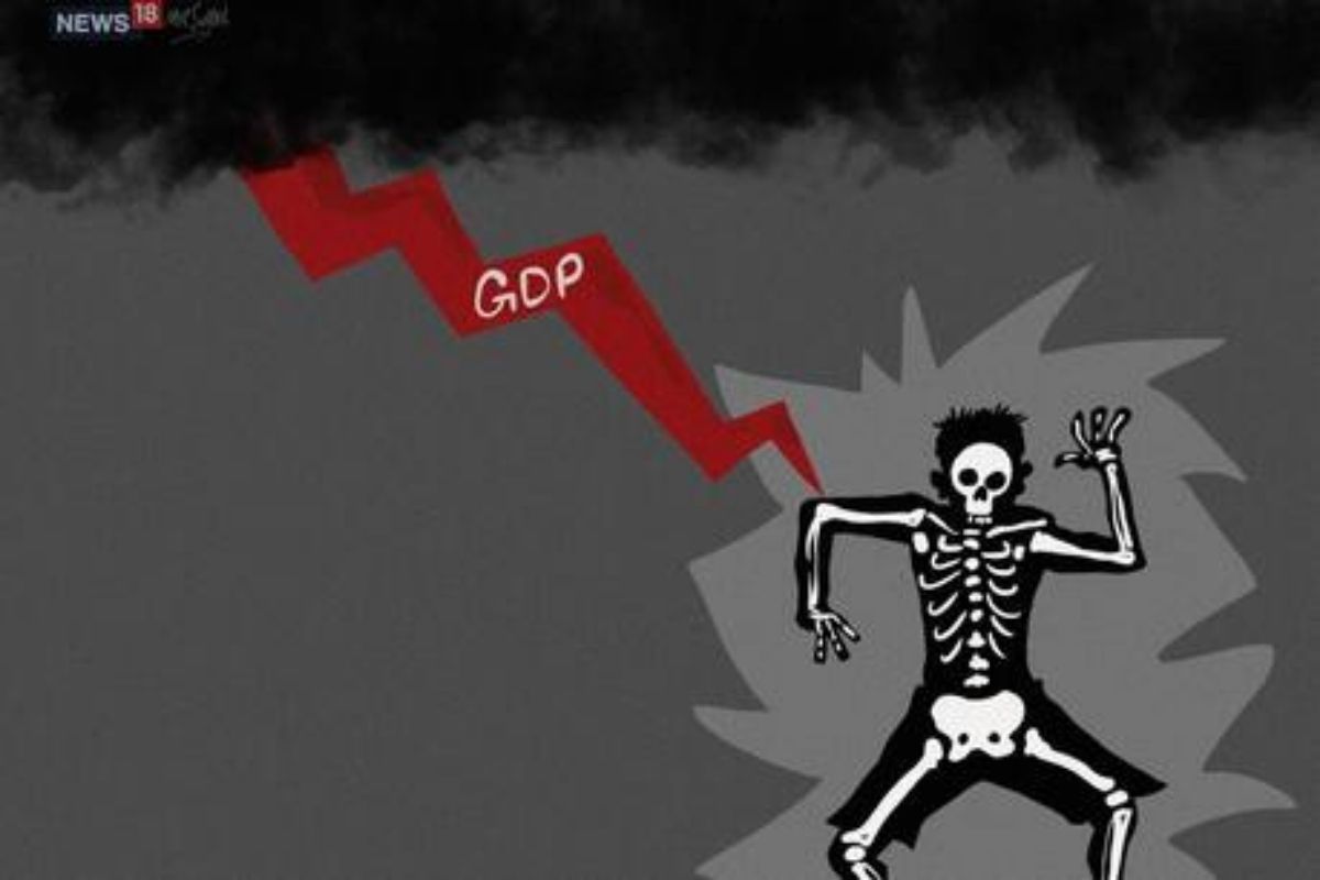 जीडीपीमध्ये घट झाल्याने अर्थव्यवस्थेला 20 लाख कोटींचं नुकसान; सर्वसामान्यांनाही मोठा फटका बसणार