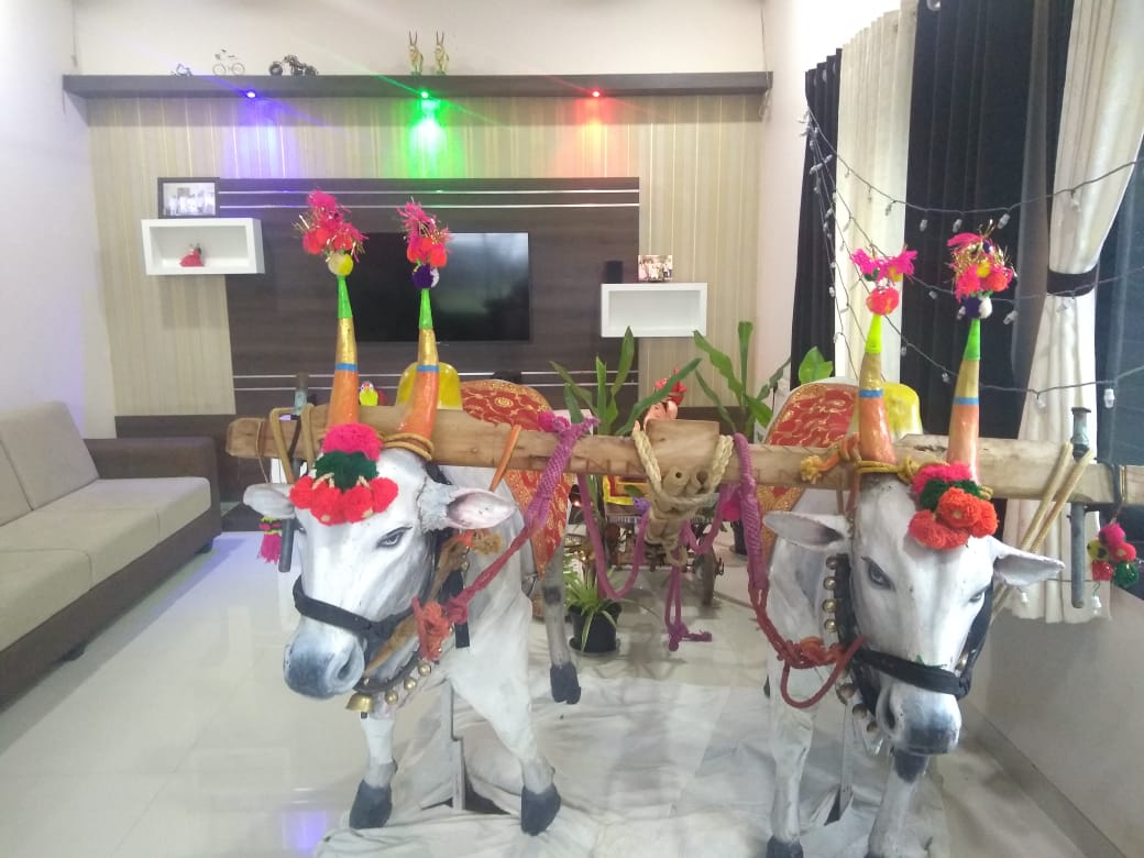 ही ललकारी घुमावी… यासाठी जुन्नर तालुक्यातील उदापूर येथील बैलगाडा मालकाने गणरायाला साकडं घातलं आहे.