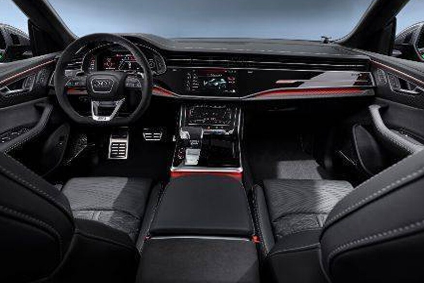 Audi Q8 भारतात लाँच झाल्यानंतर या कारची किंमत ही 1.33 कोटी एक्स शोरुम किंमत होती. Audi RS-Q8 फक्त 3.8 सेकंदात 0 ते 100 किमी इतका वेग गाठते. Audi RS-Q8 मध्ये 4.0-लिटर ट्विन-टर्बो V 8 पेट्रोल इंजिन दिले आहे. जे 600 बीएचपी इतकी पॉवर आणि 800 न्यूटन मीटर एवढा टॉर्क जनरेट करते. Audi Q8 भारतात लाँच झाल्यानंतर या कारची किंमत ही 1.33 कोटी एक्स शोरुम किंमत होती. Audi RS-Q8 फक्त 3.8 सेकंदात 0 ते 100 किमी इतका वेग गाठते. Audi RS-Q8 मध्ये 4.0-लिटर ट्विन-टर्बो V 8 पेट्रोल इंजिन दिले आहे. जे 600 बीएचपी इतकी पॉवर आणि 800 न्यूटन मीटर एवढा टॉर्क जनरेट करते.