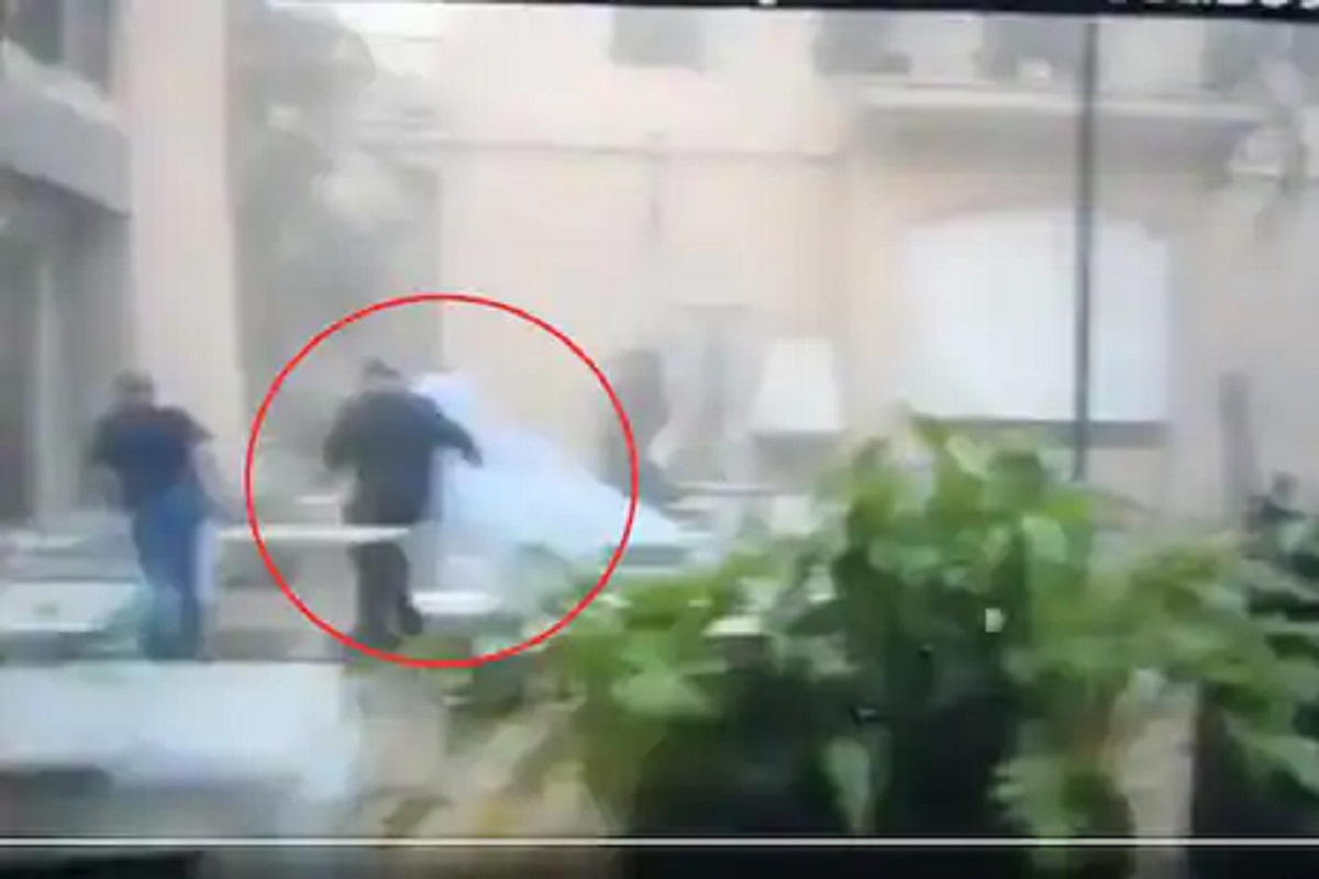 वेडिंग फोटोशूटवेळी झाला स्फोट अन् नवरीला घेऊन पळाला नवरा; Beirut Blast Video Viral