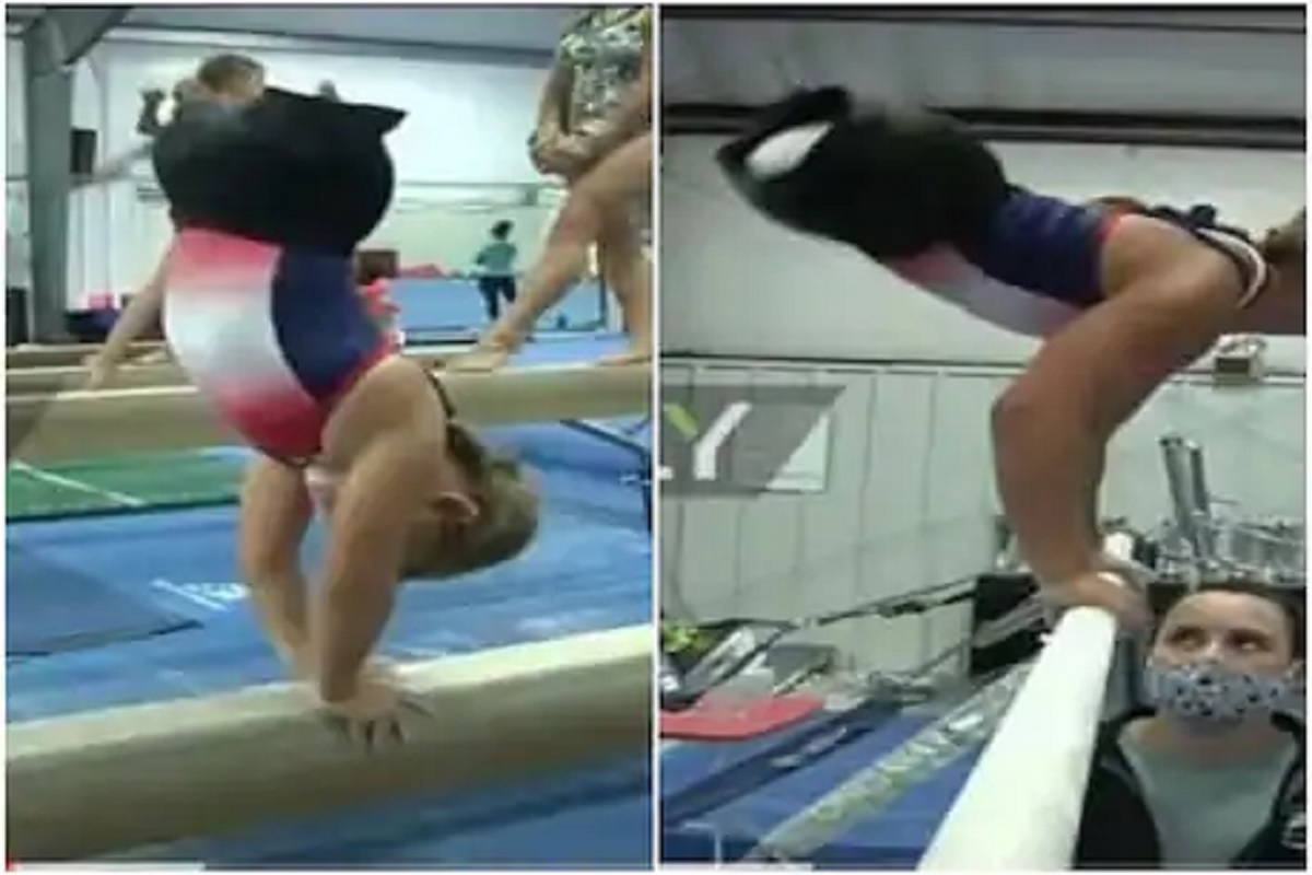 लय भारी! 8 वर्षांच्या दिव्यांग मुलीनं केलं जिमनॅस्टीक; VIRAL VIDEO पाहून भलेभलेही ही झाले थक्क