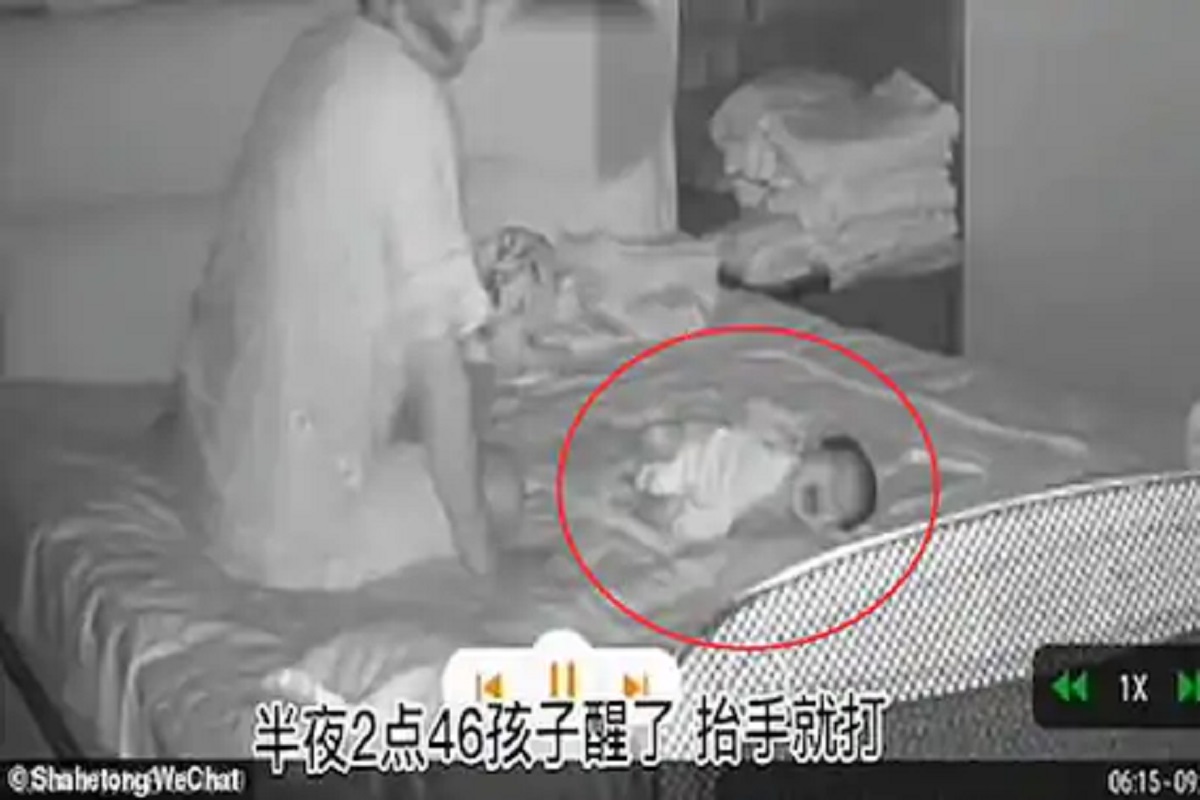 6 दिवसांच्या बाळाला आयानं खेळण्यासारखं फेकलं, धक्कादायक CCTV VIDEO आला समोर