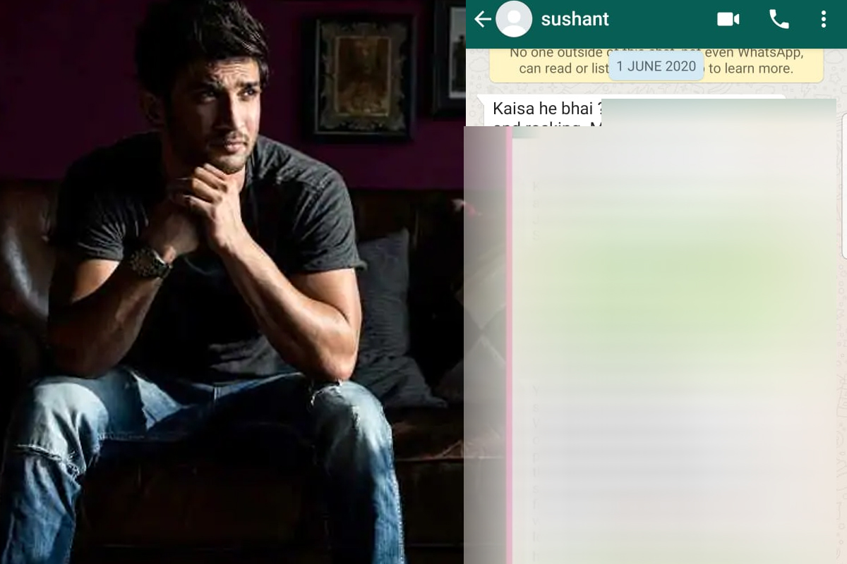 सुशांत खरंच नैराश्याग्रस्त होता? आत्महत्येच्या 12 दिवसांआधीचे व्हॉट्सअॅप चॅट व्हायरल