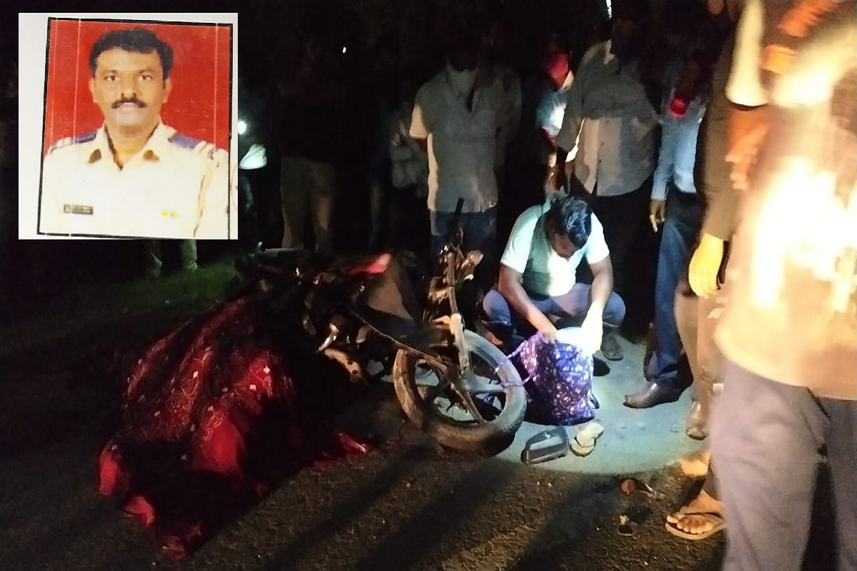 विचित्र अपघातात पोलीस कॉन्स्टेबल ठार! दुभाजक ओलांडून थेट घरात घुसला टेम्पो