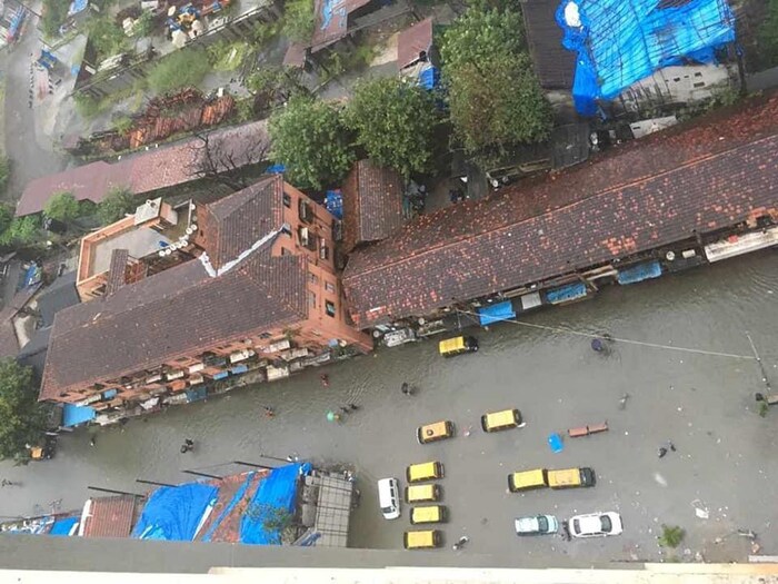 मुंबईत सर्वत्र अजूनही पाऊस जोरात आहे