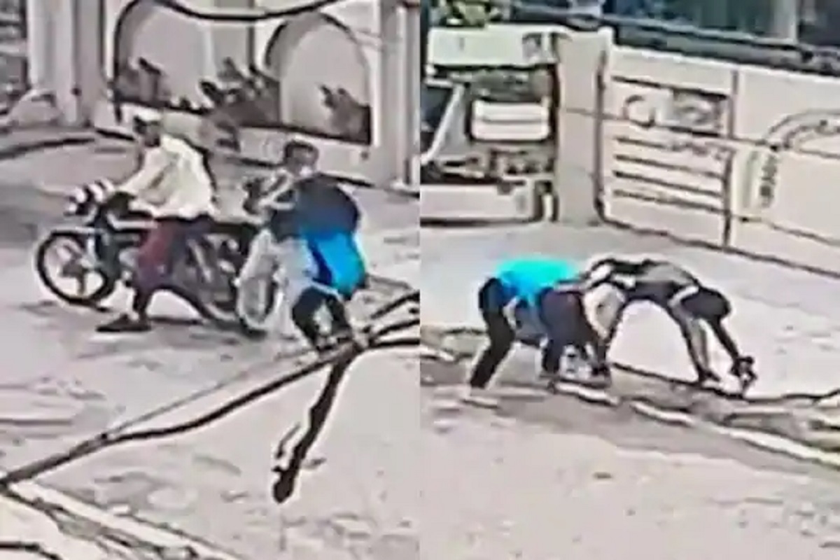 VIDEO - व्वा गं झाशीची राणी! वार झेलले तरी मोबाइल चोरांना सोडलं नाही; 15 वर्षांच्या मुलीची कामगिरी