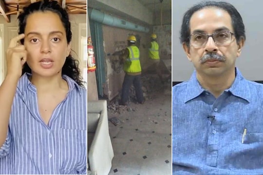 ऑफिस तोडल्याने भडकली कंगना, शिवसेनेची केली बाबरच्या सैन्याशी तुलना