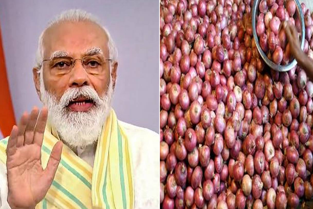 कांदा निर्यातबंदीतून पाकचा आर्थिक लाभ हा एक घोटाळाच, शिवसेनेचा मोदींवर निशाणा