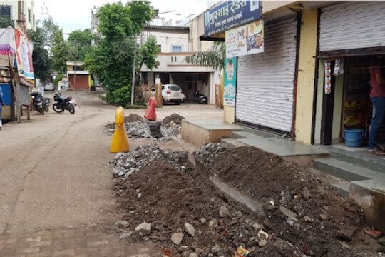 पुणे जिल्ह्यात रस्त्याची विनापरवानगी तोडफोड, गॅस एजन्सीला 45 लाखांचा दंड