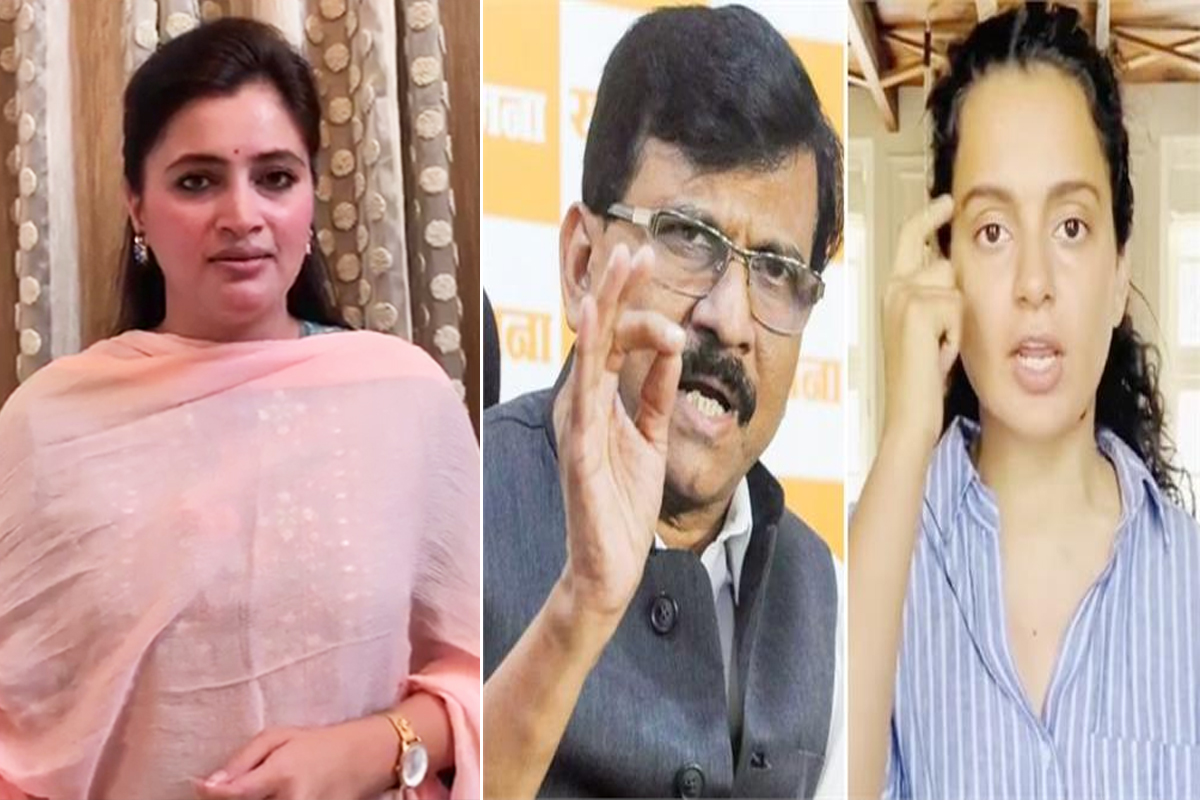 कंगना Vs शिवसेनेच्या वादात नवनीत राणांची उडी, संजय राऊतांवर साधला निशाणा