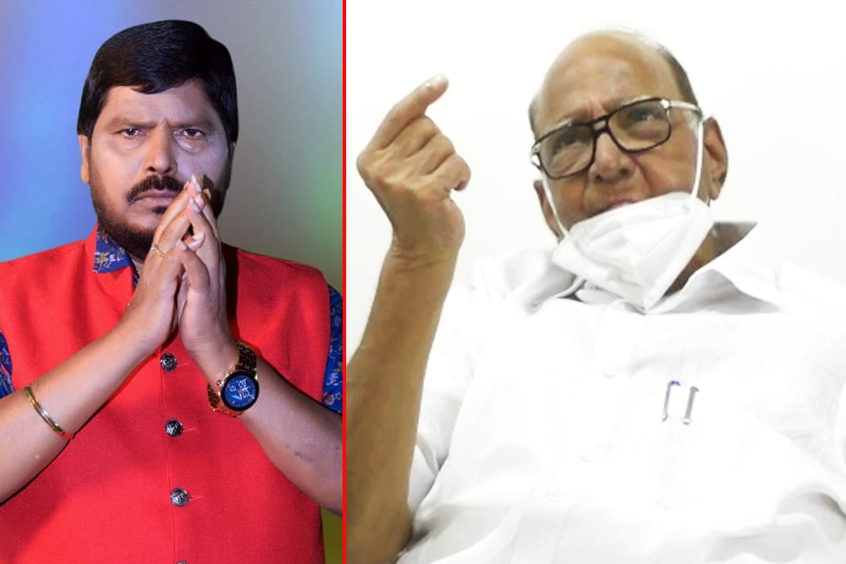 NDA ची ऑफर देणाऱ्या आठवलेंना शरद पवारांनी फटकारले, पाहा हा VIDEO