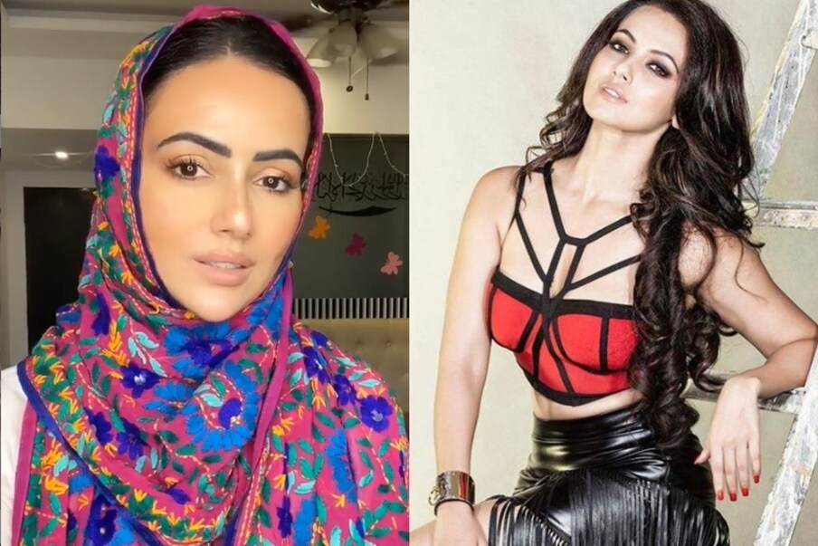  बिग बॉस-6 (Bigg Boss 6) ची स्पर्धक आणि बॉलिवूड अभिनेत्री सना खान (Sana Khan) हिने अभिनय क्षेत्र सोडण्याचा निर्णय घेतला आहे. अभिनेत्रीने इन्स्टाग्रामवर पोस्ट करत याबाबत माहिती दिली. तिने तिचे जुने फोटो देखील डिलीट केले आहेत आता केवळ तिचे 'हिजाब' परिधान केलेले फोटो इन्स्टाग्रामवर दिसत आहेत. (फोटो सौ.-instagram/@sanakhaan21)