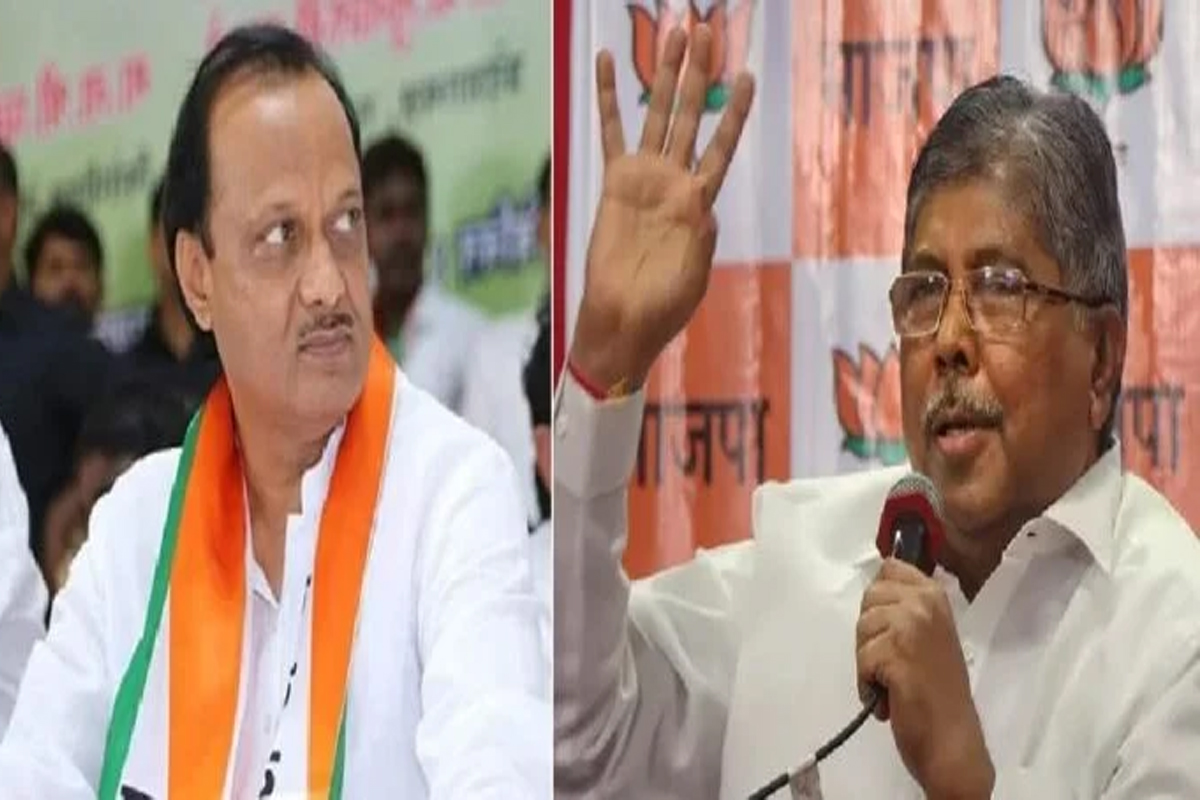 आम्ही तुमचे बाप आहोत, हे लक्षात ठेवा; चंद्रकांत पाटलांनी अजित पवारांना लगावला टोला