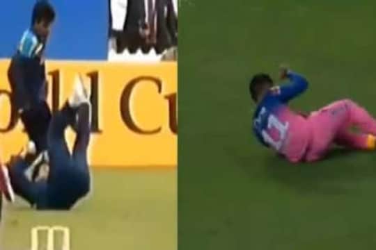 IPL 2020 : संजू सॅमसनच्या जबरदस्त कॅचची सचिनशी तुलना, VIDEO VIRAL