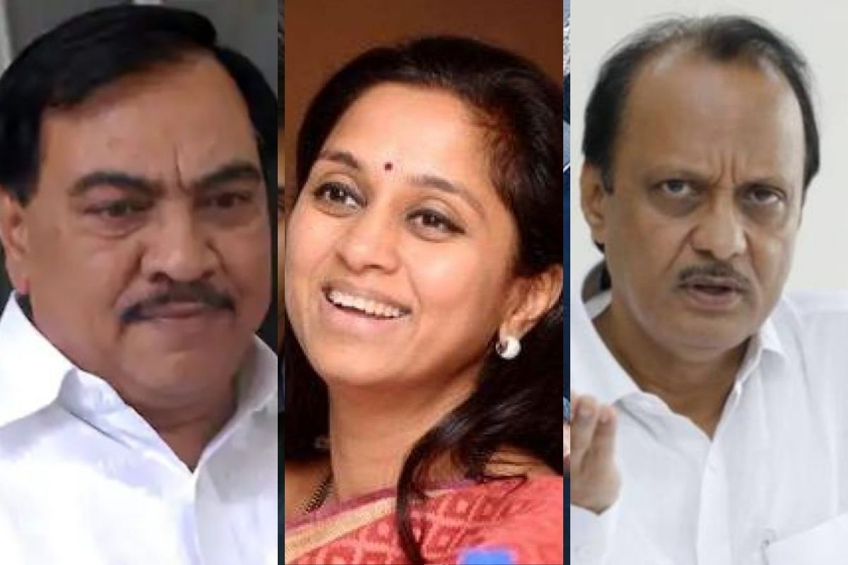 ताई, दादा आणि भाऊ! सुप्रिया सुळेंनी अखेर अशी घडवली अजित पवार आणि खडसेंची भेट, पाहा VIDEO