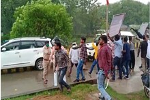 काँग्रेसच्या माजी मुख्यमंत्र्यांच्या गाडीवर तुफान दगडफेक, पाहा VIDEO