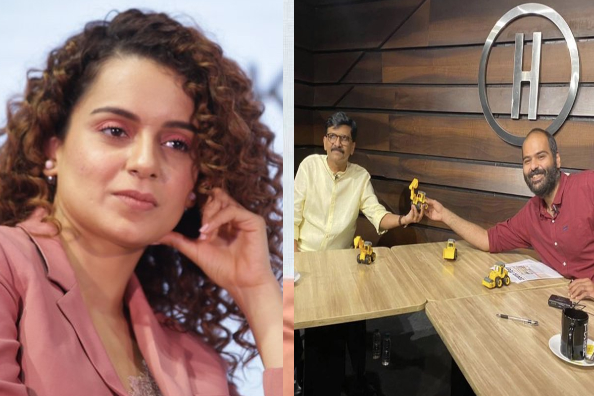 संजय राऊत आणि कुणालच्या मुलाखतीची कंगनाने उडवली खिल्ली, स्वत: फोटो केला शेअर