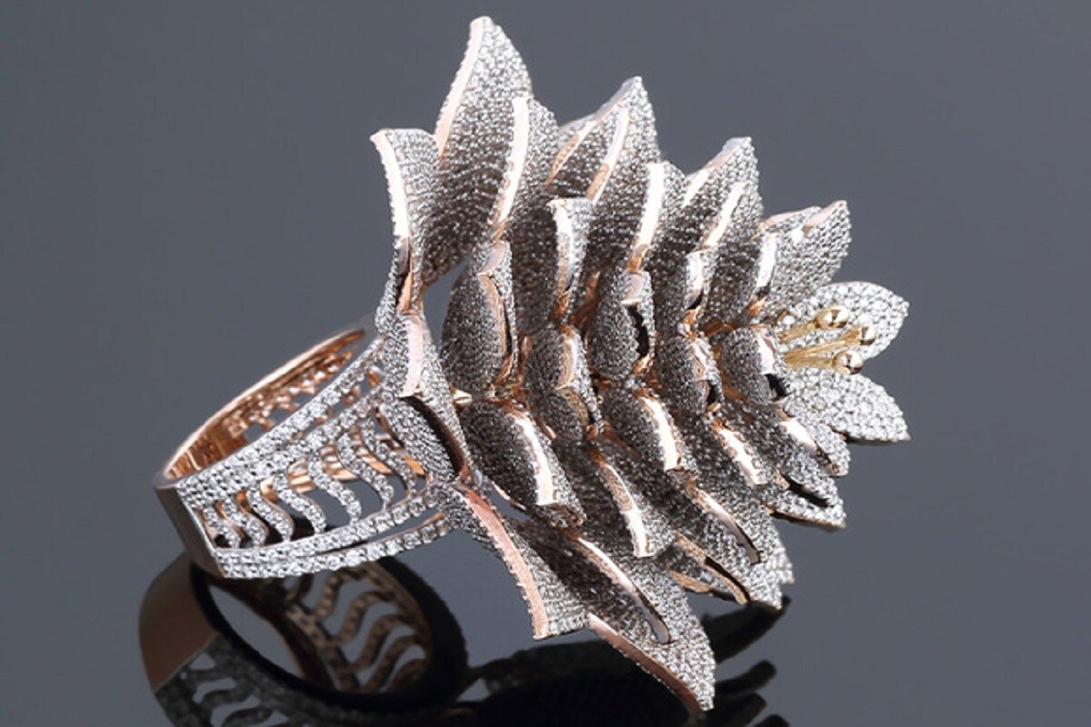 हिऱ्याची अंगठी कुणाला आवडत नाही. आपल्याकडे एक तरी डायमंड रिंग (Diamond Ring) हवी असं स्वप्नं बहुतेकांचं असतं. भारतातल्या अशाच एका डायमंड रिंगचा वर्ल्ड रेकॉर्ड झाला आहे. हिऱ्याची अंगठी कुणाला आवडत नाही. आपल्याकडे एक तरी डायमंड रिंग (Diamond Ring) हवी असं स्वप्नं बहुतेकांचं असतं. भारतातल्या अशाच एका डायमंड रिंगचा वर्ल्ड रेकॉर्ड झाला आहे.