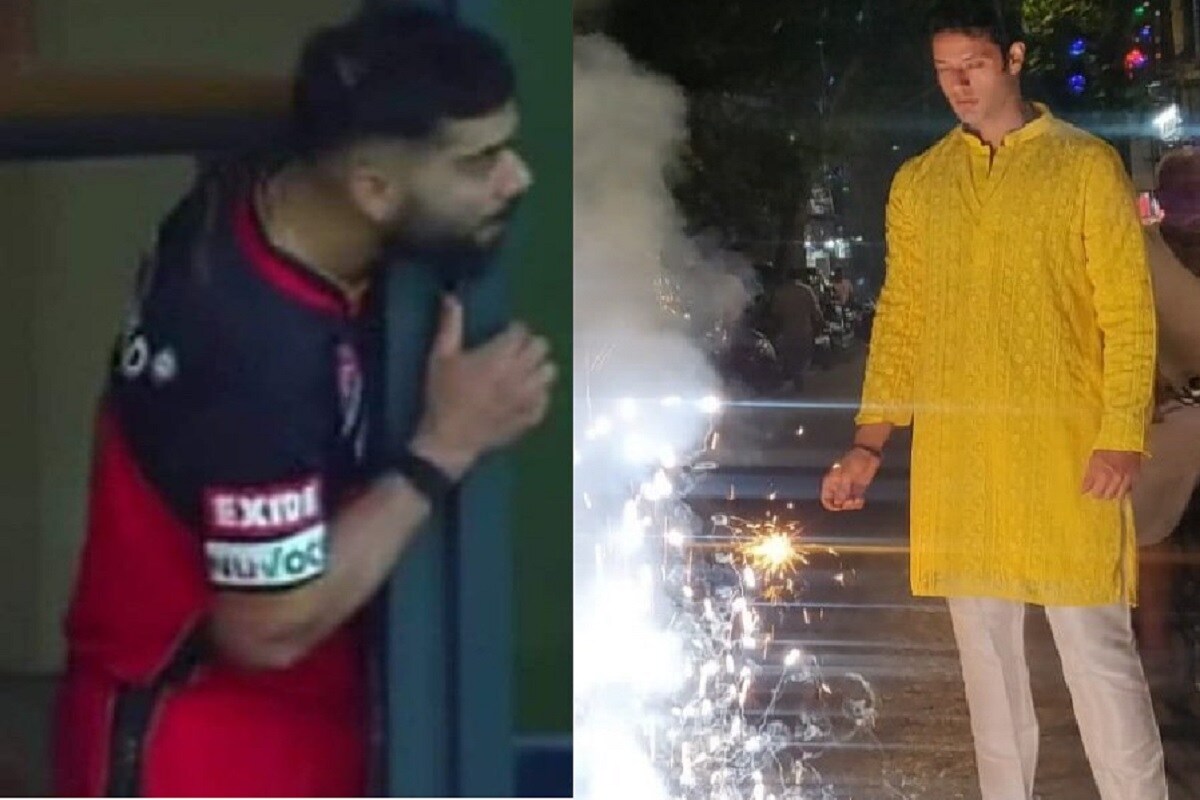 भारतीय कर्णधार विराट कोहलीनं आपल्या चाहत्यांना दिवाळीच्या शुभेच्छा दिल्यानंतर फटाके न फोडण्याचा सल्ला दिला होता. त्यानंतर विराटच्या वाढदिवशी फटाके फुटत असल्याचा व्हिडीओ व्हायरल झाला होता. त्यावर विराटला ट्रोल करण्यात आले होते. 