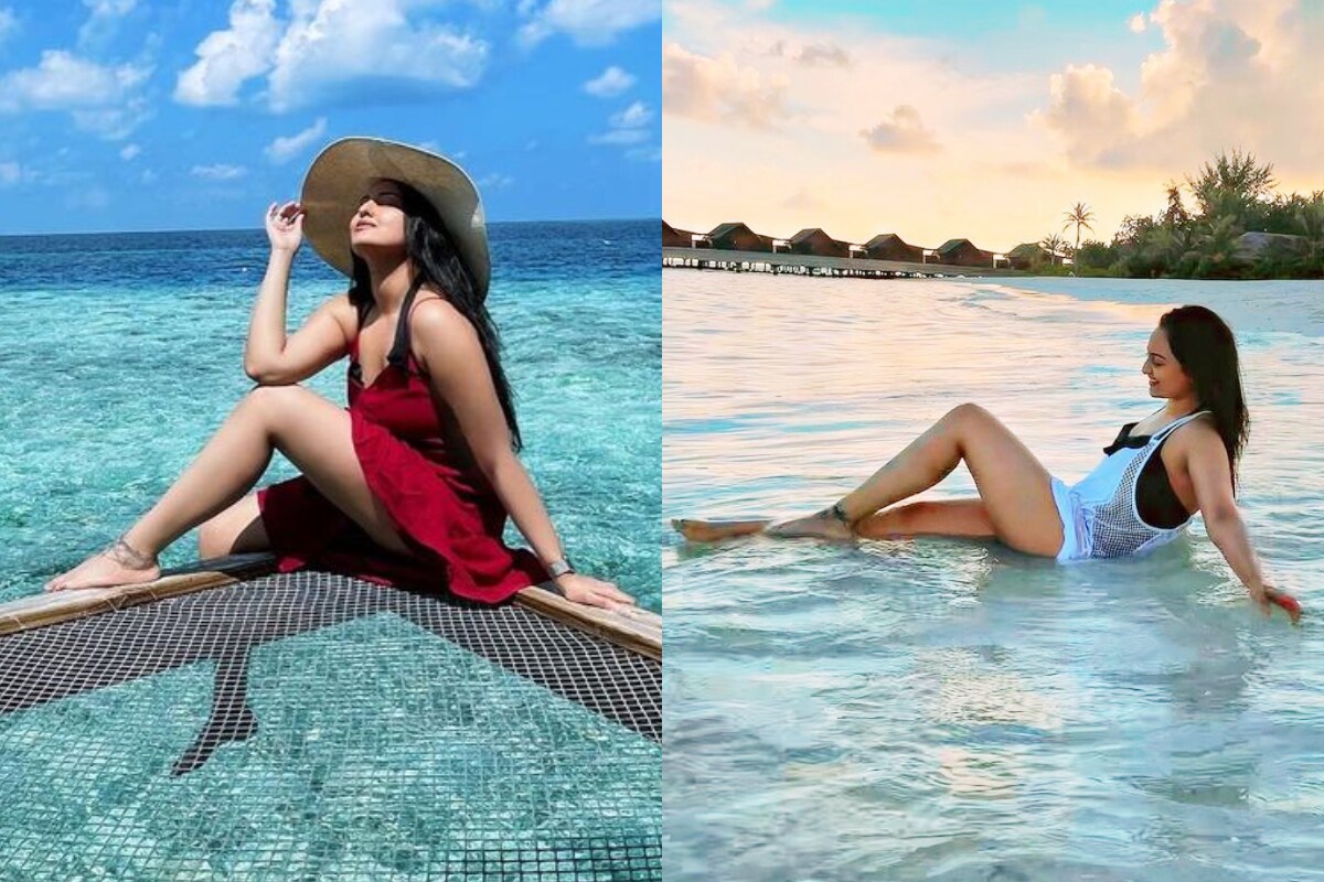 बॉलिवूडमधील अनेक सेलिब्रिटी, खेळाडू, टेलिव्हिजन सेलिब्रिटी सध्या मालदीवमध्ये सुट्टी एन्जॉय करत आहेत. या यादीमध्ये अभिनेत्री सोनाक्षी सिन्हाचं (Sonakshi Sinha) देखील नाव जोडलं गेलं आहे. अभिनेत्रीने गेल्या काही काळापासून सोशल मीडियावर तिचे बोल्ड अंदाजातील काही फोटो शेअर केले आहे. समुद्रावरील हे फोटो खूपच स्टनिंग आहेत. (फोटो सौजन्य- Instagram @aslisona) बॉलिवूडमधील अनेक सेलिब्रिटी, खेळाडू, टेलिव्हिजन सेलिब्रिटी सध्या मालदीवमध्ये सुट्टी एन्जॉय करत आहेत. या यादीमध्ये अभिनेत्री सोनाक्षी सिन्हाचं (Sonakshi Sinha) देखील नाव जोडलं गेलं आहे. अभिनेत्रीने गेल्या काही काळापासून सोशल मीडियावर तिचे बोल्ड अंदाजातील काही फोटो शेअर केले आहे. समुद्रावरील हे फोटो खूपच स्टनिंग आहेत. (फोटो सौजन्य- Instagram @aslisona)
