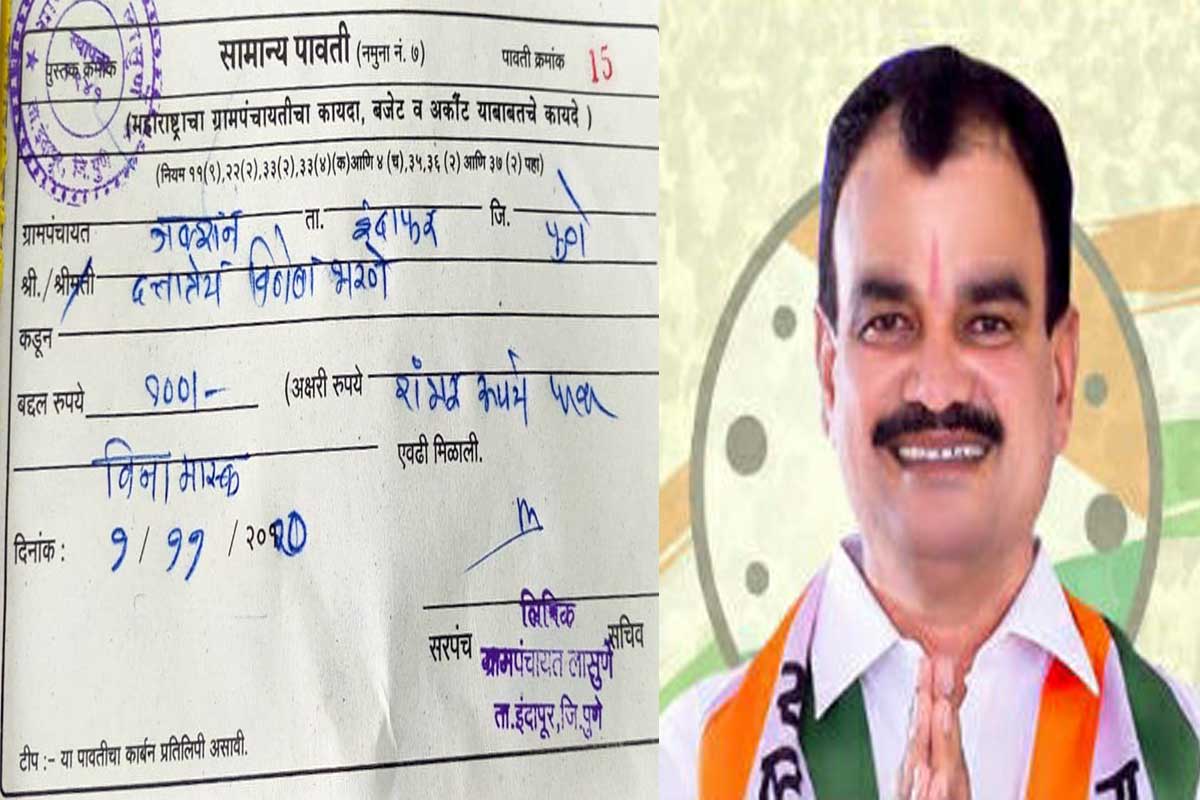 भाषण करताना तोंडावरून खाली सरकला मास्क, राज्यमंत्र्यांनी पुण्यात भरला 100 रुपये दंड