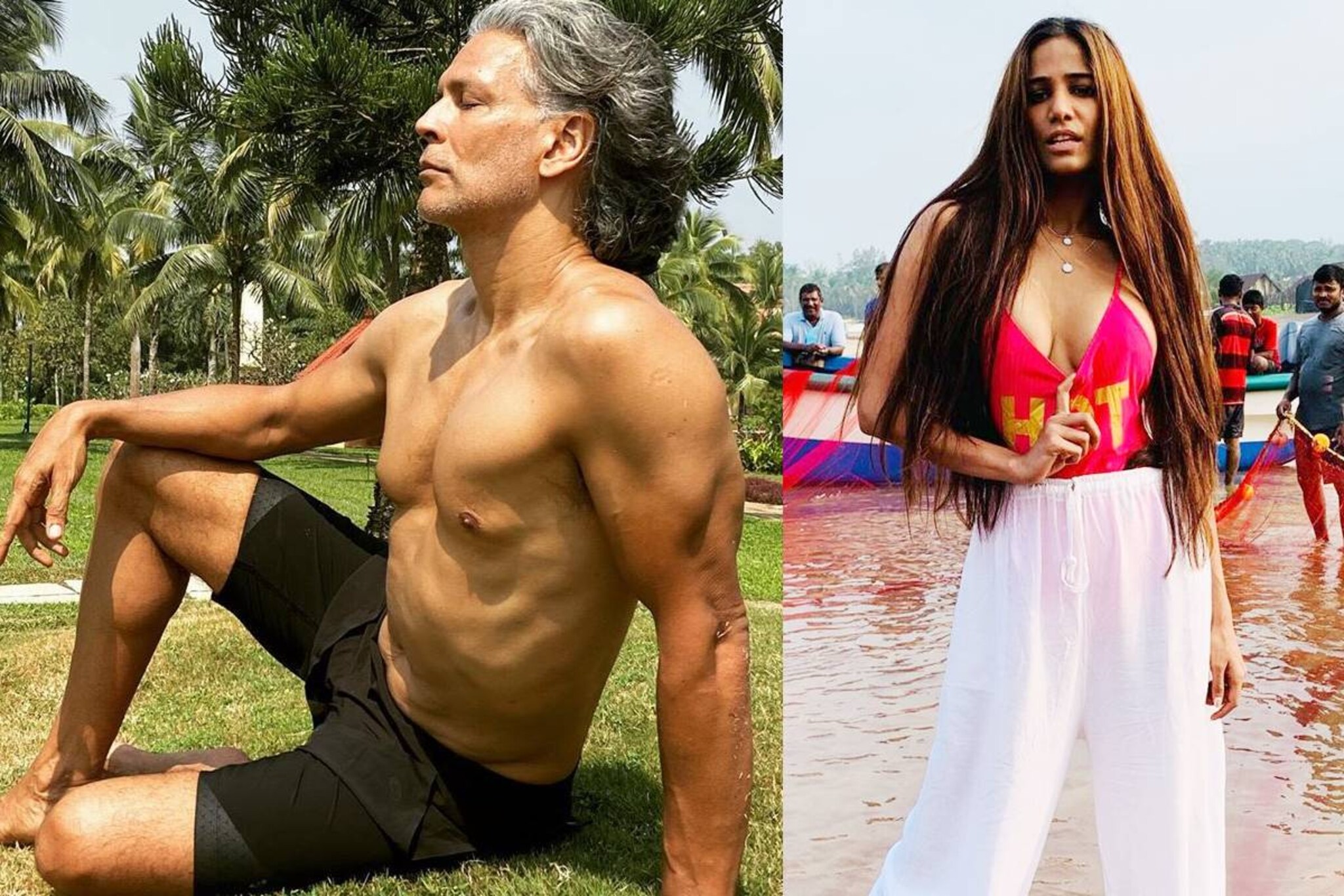 पूनम पांडेला जामीन मिळताच मिलिंद सोमणविरोधात तक्रार; NUDE PHOTO मुळे अडचणीत