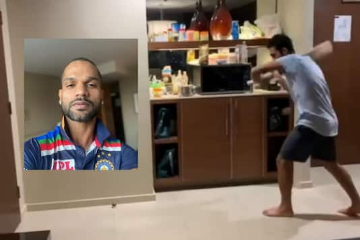 IND vs AUS : काय फायदा? रहाणेच्या हॉटेल रुमवरच्या सरावावर धवनचा निशाणा