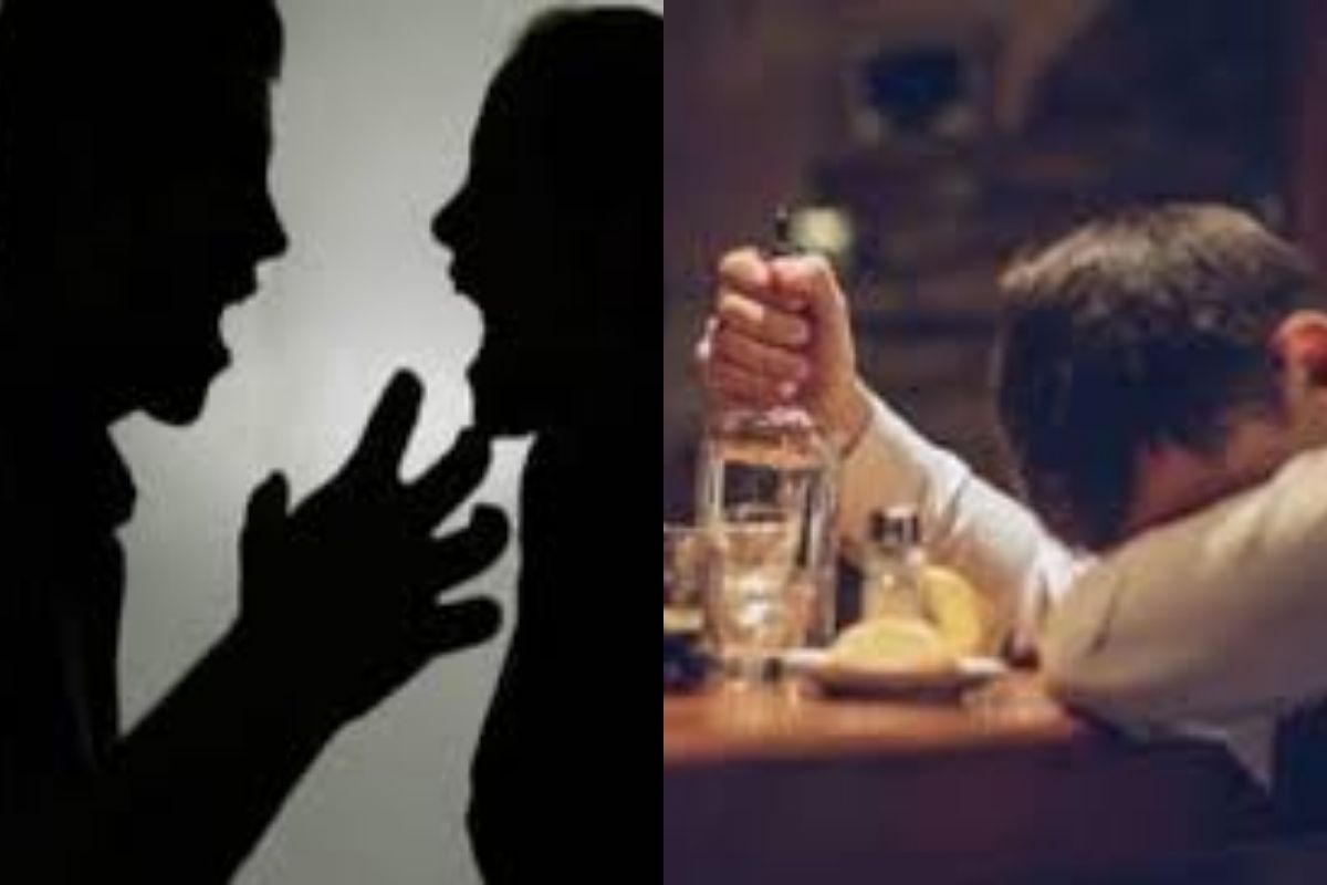 'दारू नका पिऊ'.. पत्नीच्या सूचनेला वैतागून गळा चिरून हत्या; मृतदेहावरच खुर्ची टाकून बसला पती