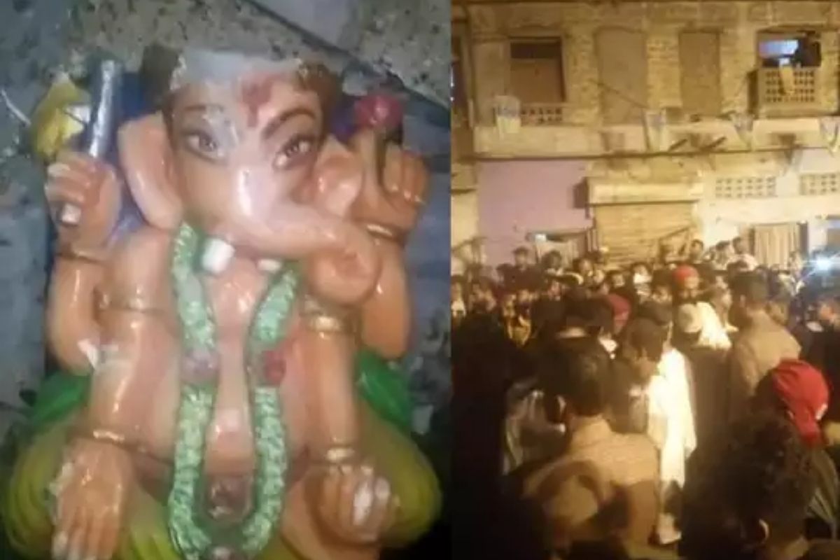 धक्कादायक! गणेशाच्या मूर्तीची विटंबना; पाकिस्तानात प्राचीन हिंदू मंदिराची तोडफोड