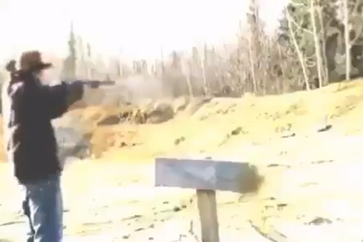 मुक्या जीवाला मारताच शिकारीच झाला बंदुकीचा शिकार; नेमकं काय घडलं पाहा VIDEO