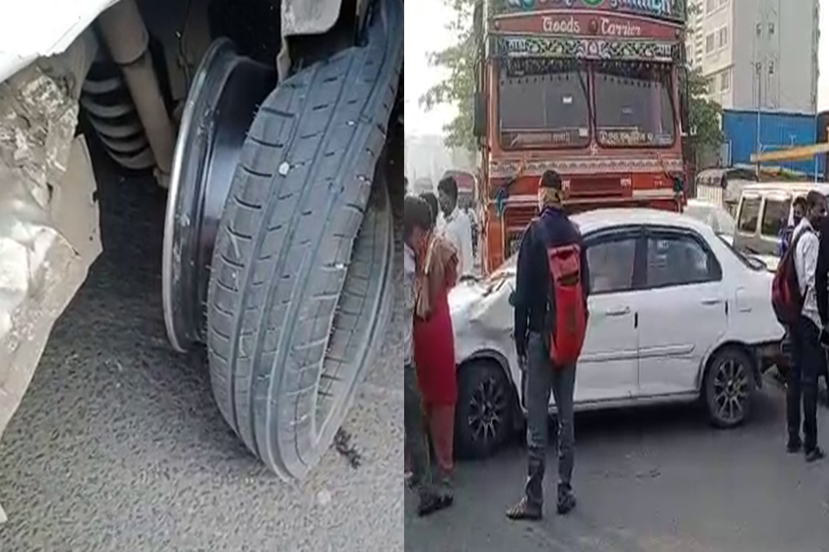 पुण्यातील नवले पुलाजवळ पुन्हा विचित्र अपघात, ट्रकची 5 ते 6 गाड्यांना धडक, VIDEO