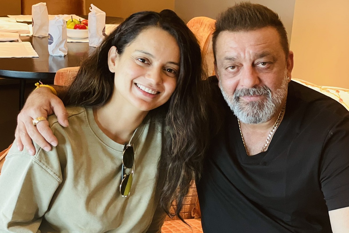 'तो देखील 'स्टार किड' आहे', संजय दत्तच्या भेटीनंतर नेटिझन्सनी कंगना रणौतला केलं ट्रोल