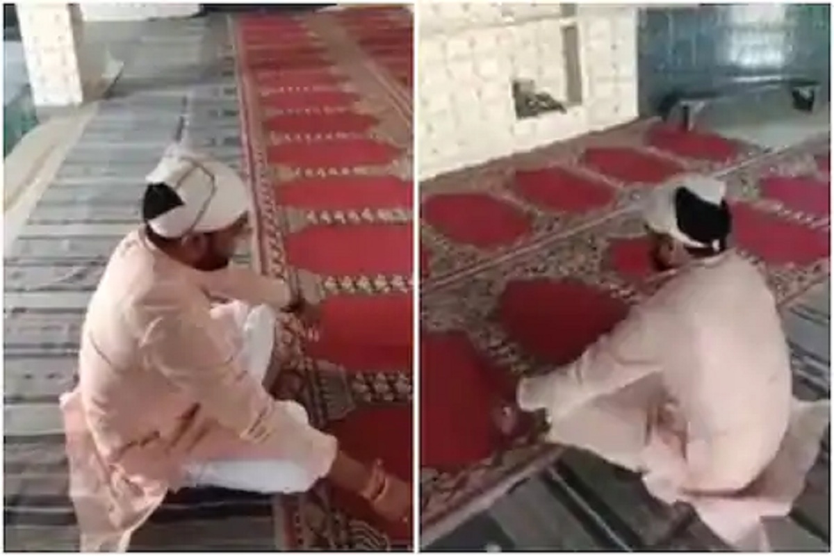 मंदिरात नमाज पठणानंतर आता भाजपच्या नेत्याने वाचली मशिदीत हनुमान चालीसा