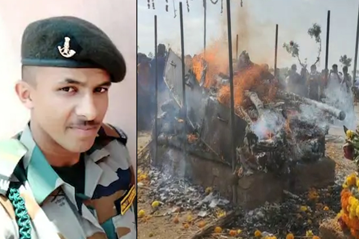 भावाने दिला भावाला मुखाग्नी, शहीद जवान यश देशमुख अनंतात विलीन