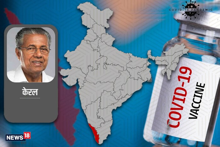 केरळ : देशात पहिला कोरोनाबाधित रुग्ण केरळमध्ये आढळून आला होता. लसीकरणाचा सर्व खर्च सरकार करेल, असे लसीकरण प्लॅनपूर्वीच स्पष्ट करण्यात आले आहे. याचाच अर्थ नागरिकांना लस मोफत मिळेल. केरळमध्ये पहिल्या फळीतील कर्मचाऱ्यांना प्रथम लस देण्यात आहे.