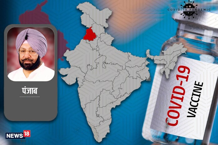 पंजाब : एकूण 729 कोल्ड चेन पॉईंटसह फिरोजपूर येथे एका वॉक-इन फ्रिजरची व्यवस्था करण्यात आली आहे. याशिवाय लसीची साठवणूक करण्यासाठी राज्यातील अमृतसर, होशियारपूर आणि फिरोजपूर येथे प्रत्येकी एका वॉक-इन कुलरची व्यवस्था केली जाणार आहे. याशिवाय राज्याकडे 1165 आइस लॉईन्ड रेफ्रिजीरेटर आणि 1079 डीप फ्रिजर उपलब्ध आहेत.