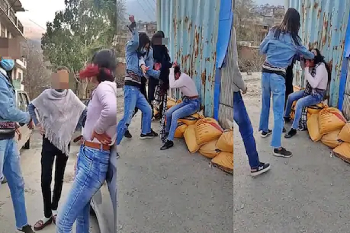 तू माझा कुत्रा चोरलास! 2 तरुणींमध्ये झालेल्या तुफान हाणामारीचा VIDEO VIRAL