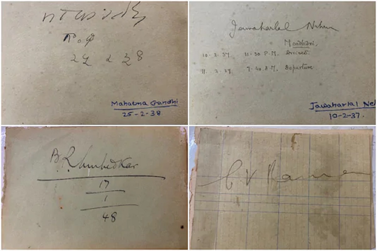 घर आवरताना सापडली आजोबांची डायरी, कुतुहल म्हणून उघडलं अन् मिळाली गांधी-नेहरू आणि आंबेडकरांची स्वाक्षरी