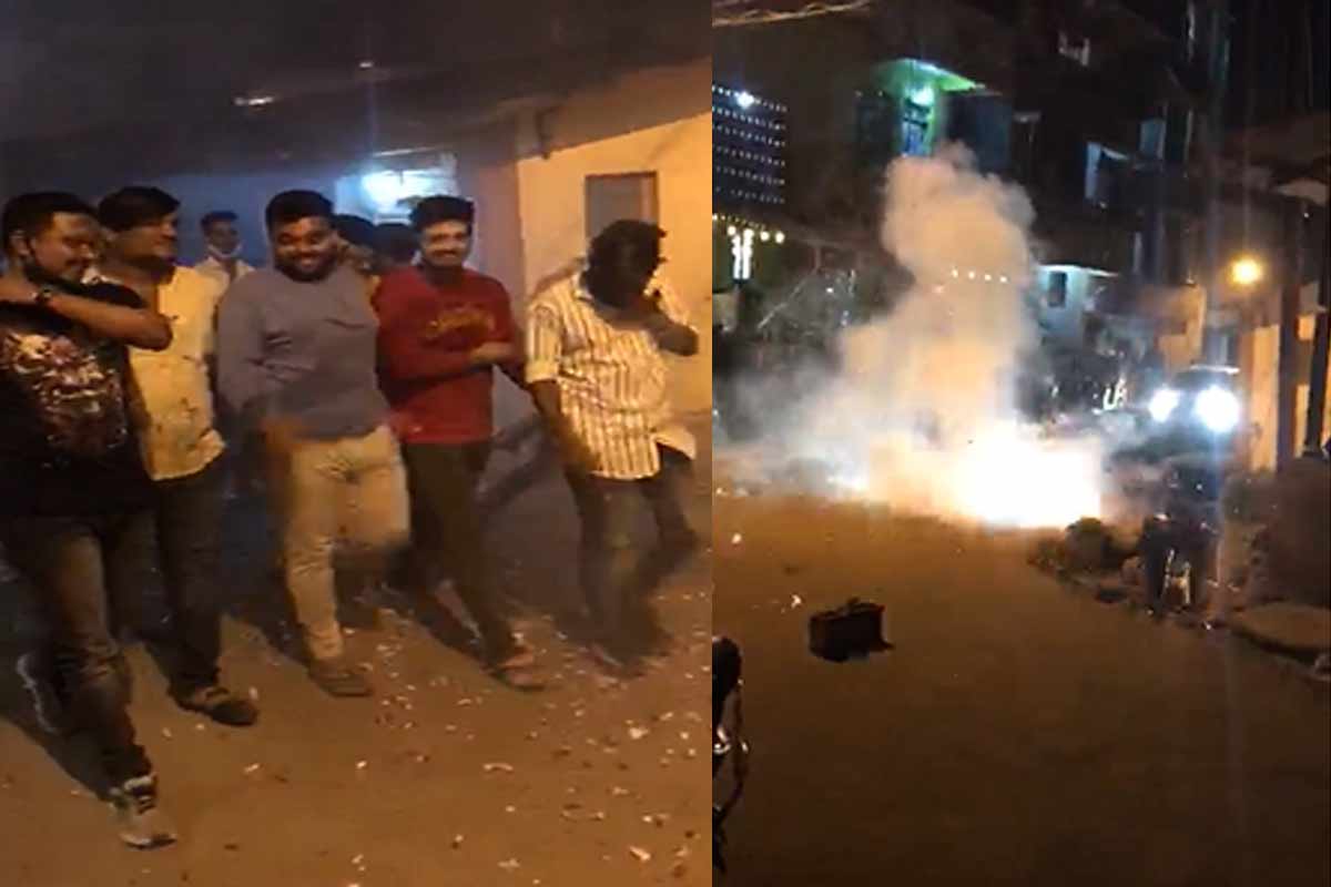 गुन्हेगारांची हिंमत तर पाहा... जेलमधून सुटका होताच असं झालं जंगी स्वागत